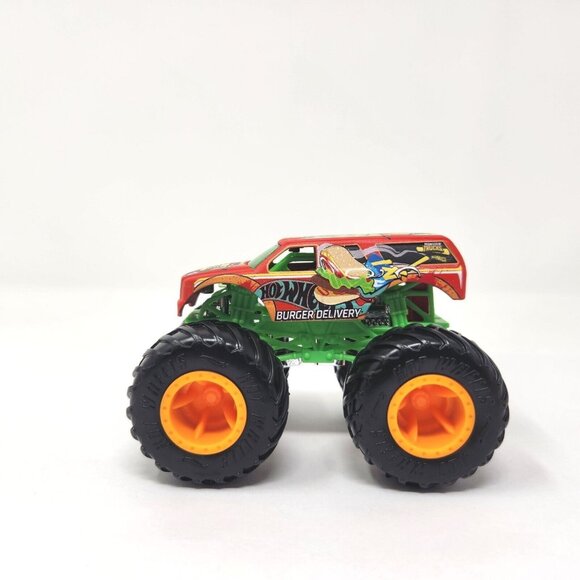 Hot Wheels Other - 2021 Hot Wheels Monster Trucks BURGER DELIVERY 1:64 Mattel (mt04)